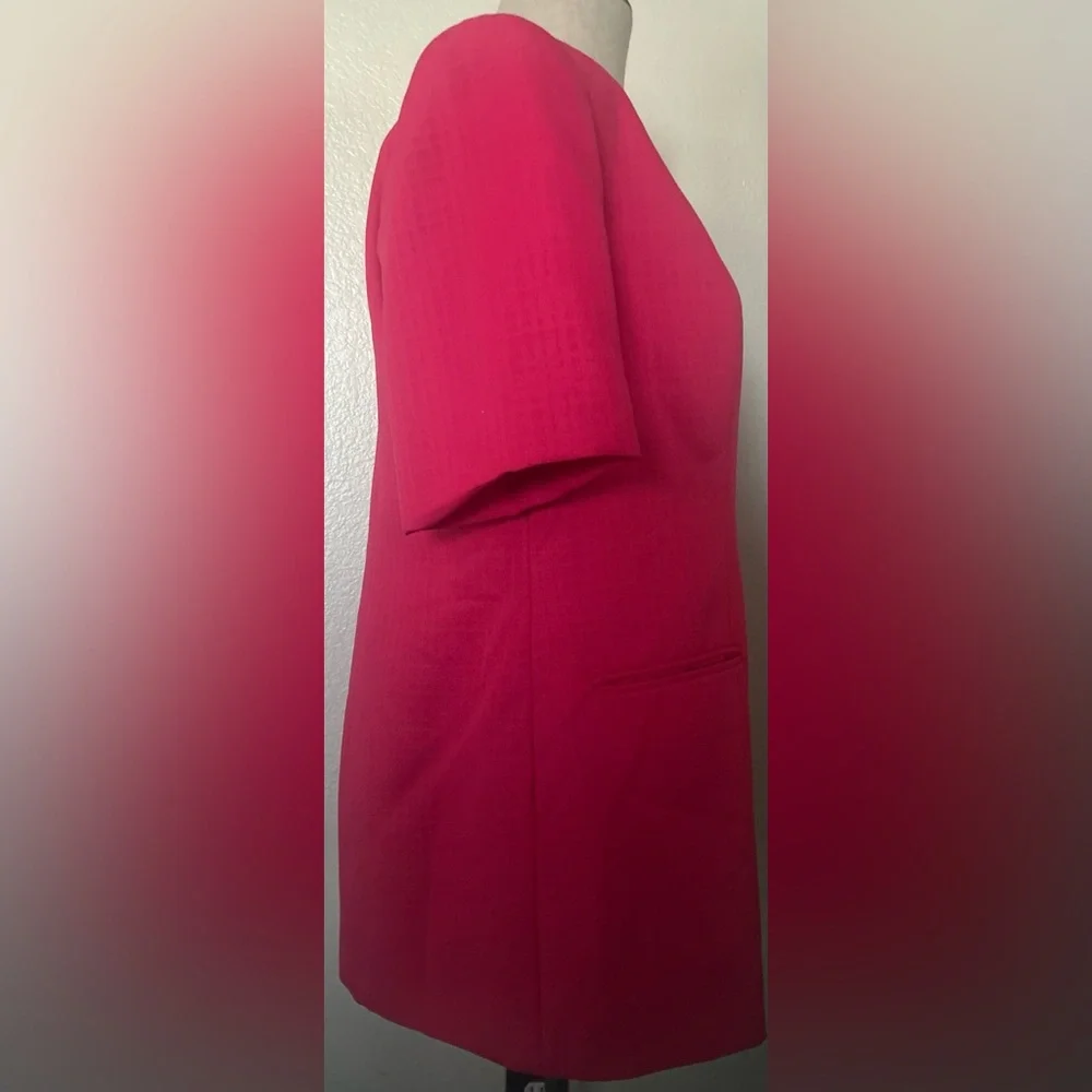 Chic Women's Pink Blazer with Gold Buttons